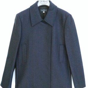 Coat (NEW) - Made in Italy - 100% WOOL Navy Pea Coat!